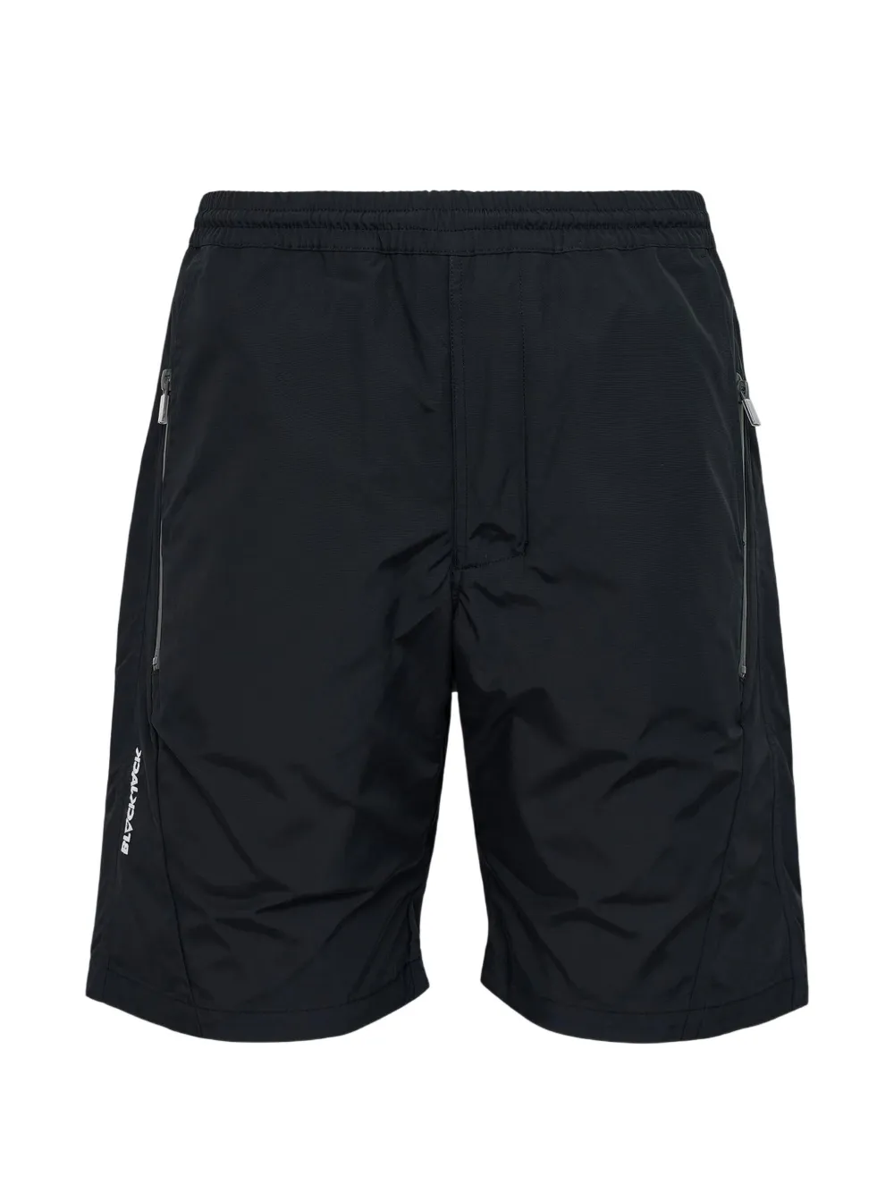 Blackjack zip-pocket elastic-waist shorts - Nero