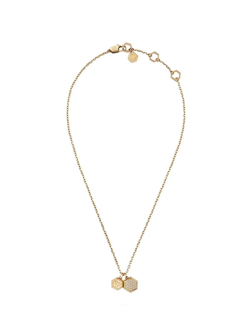 Philipp Plein legacy pendant chain necklace - Oro