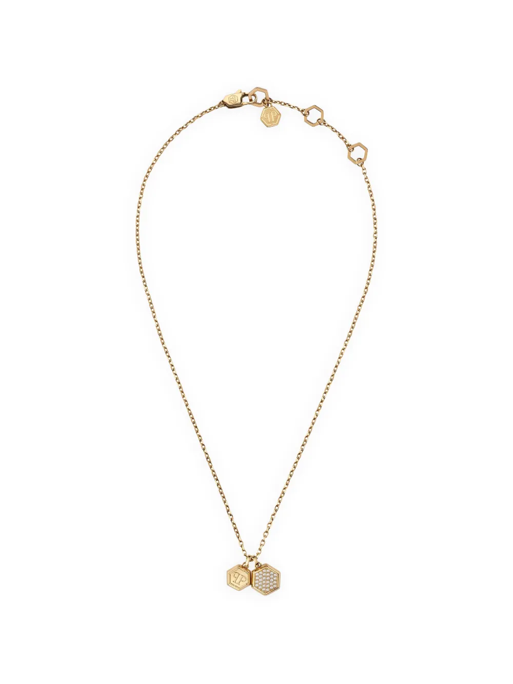 Philipp Plein legacy pendant chain necklace - Oro