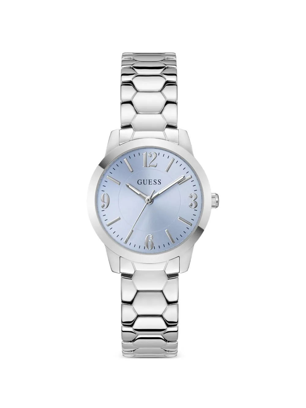 GUESS USA Runde Armbanduhr 34mm - Blau