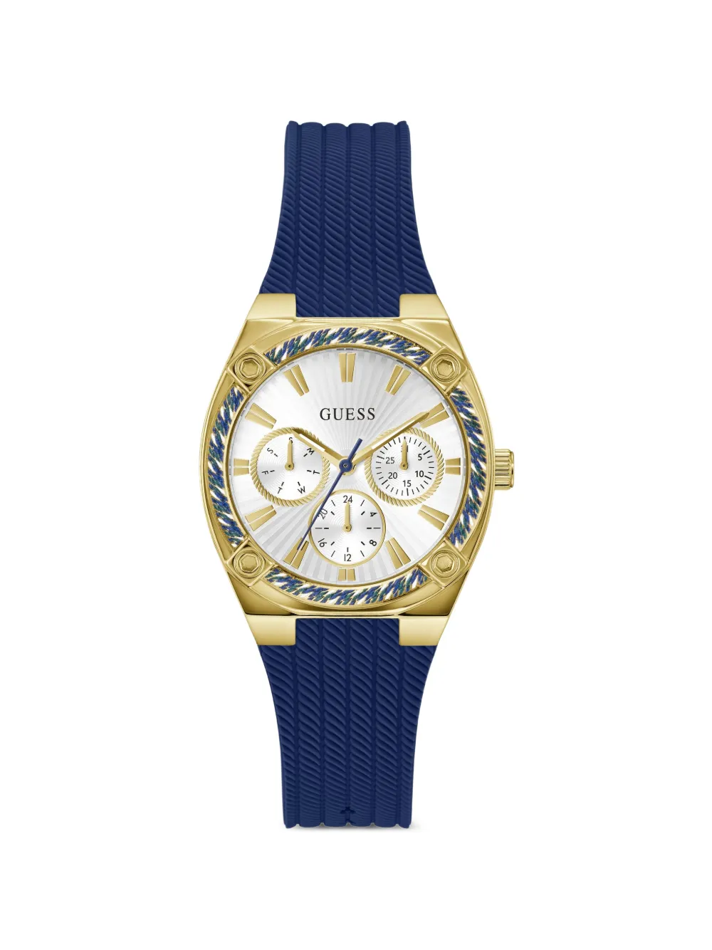 GUESS USA Analog Armbanduhr 35mm - Weiß