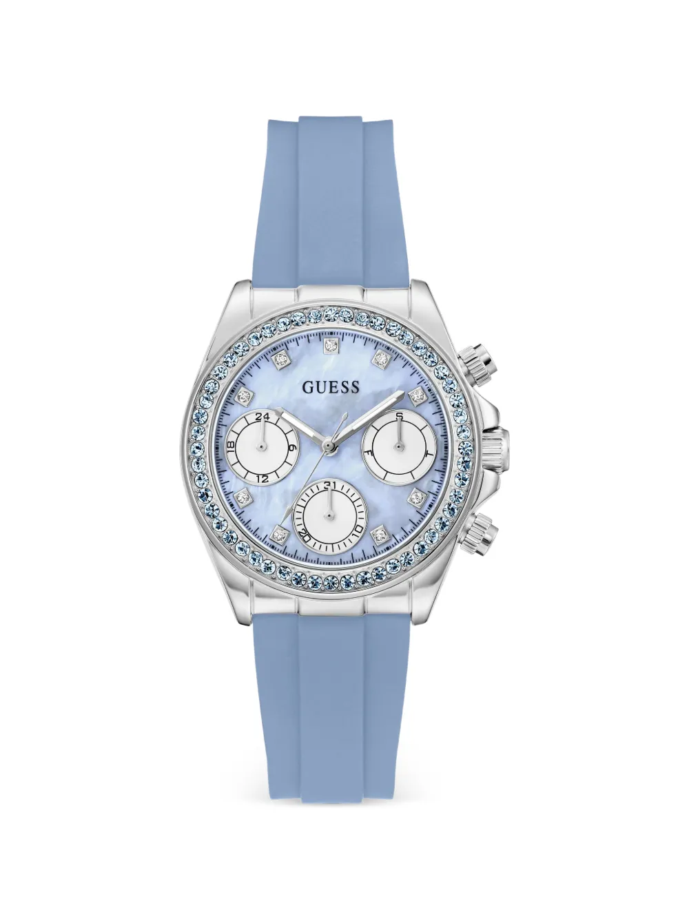 GUESS USA Verzierte Armbanduhr 36mm - Blau