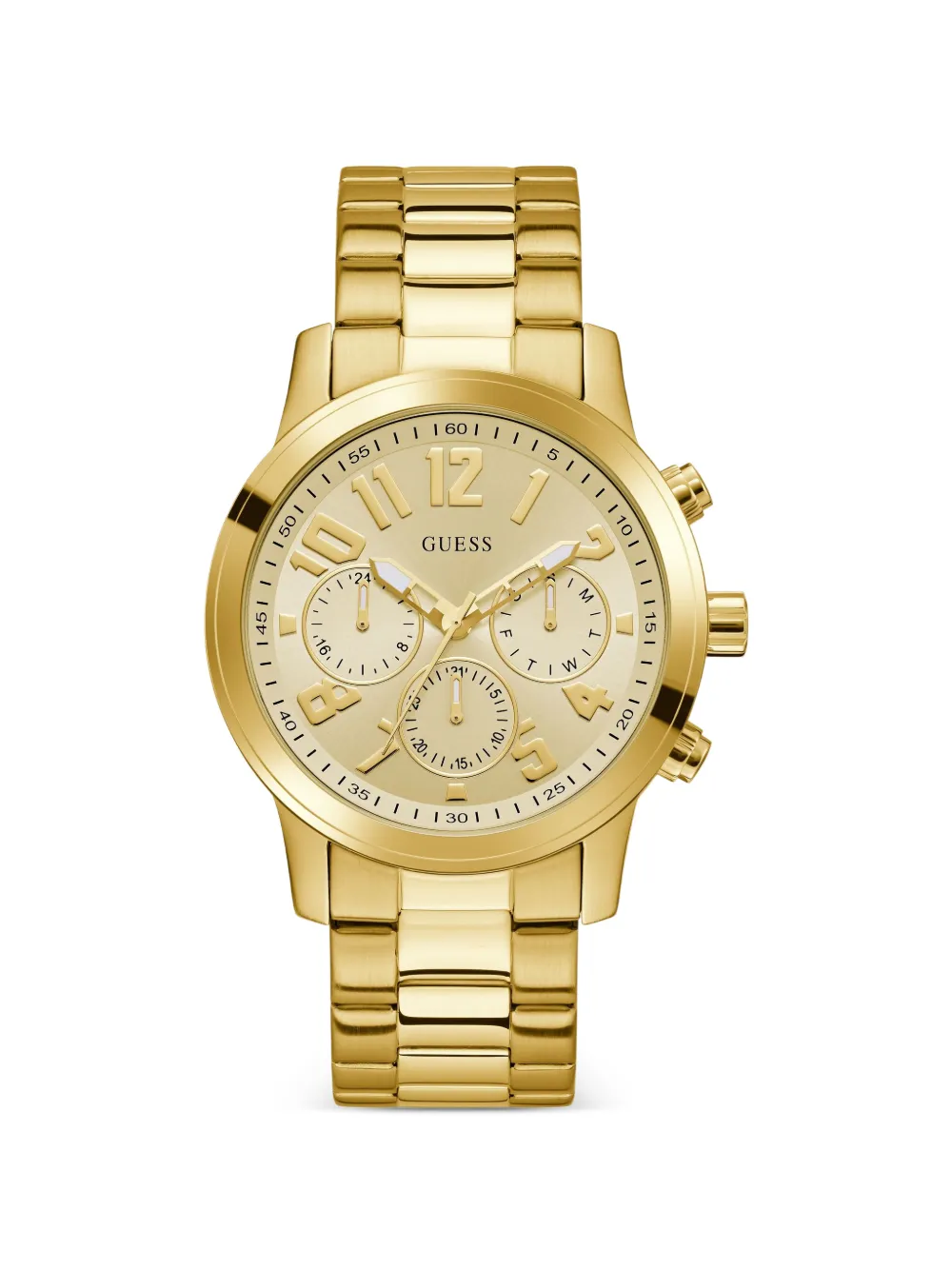 GUESS USA Armbanduhr mit Quarzwerk 44mm - Gold