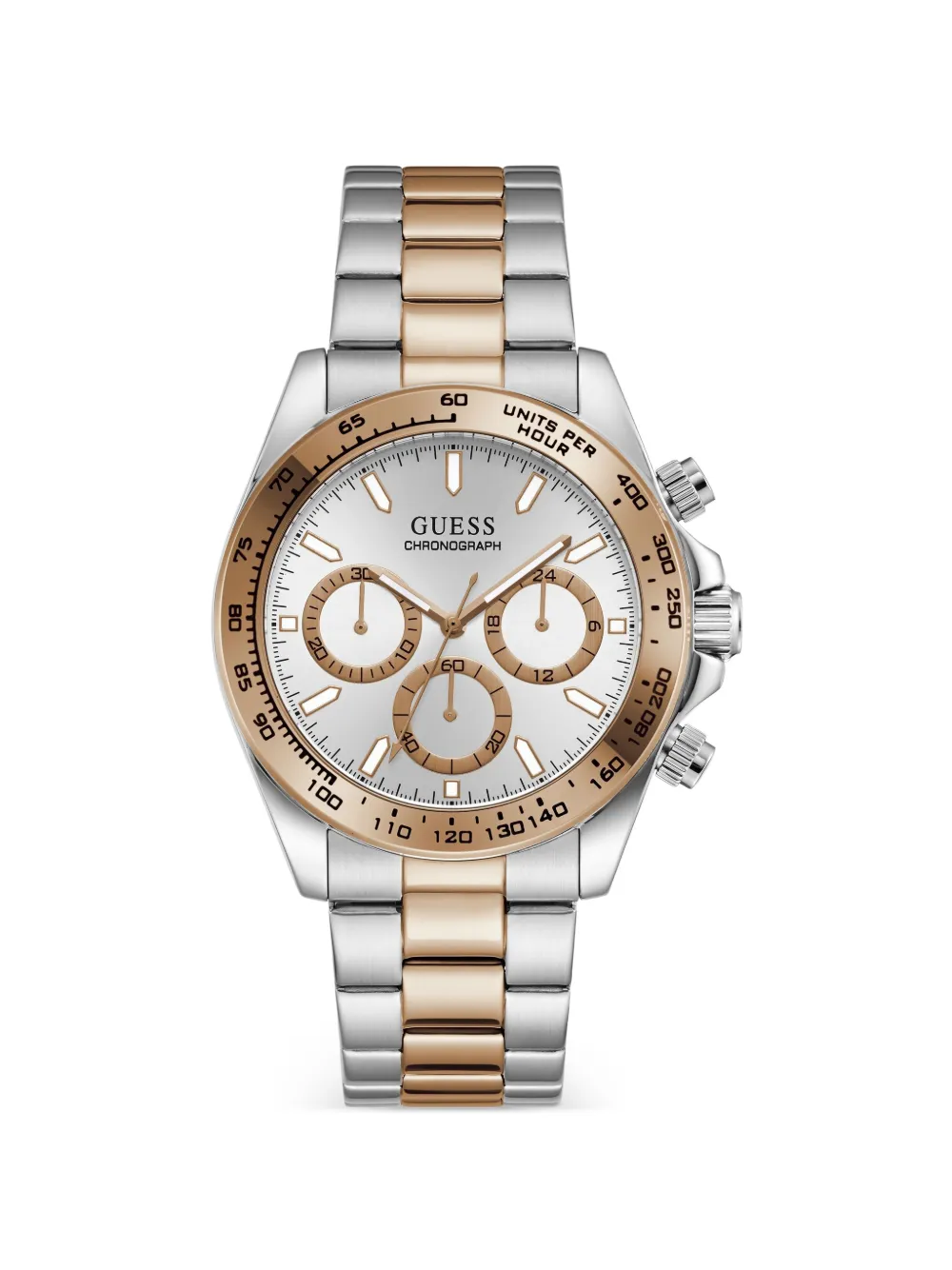 GUESS USA Quarz Movement Armbanduhr 42mm - Silber