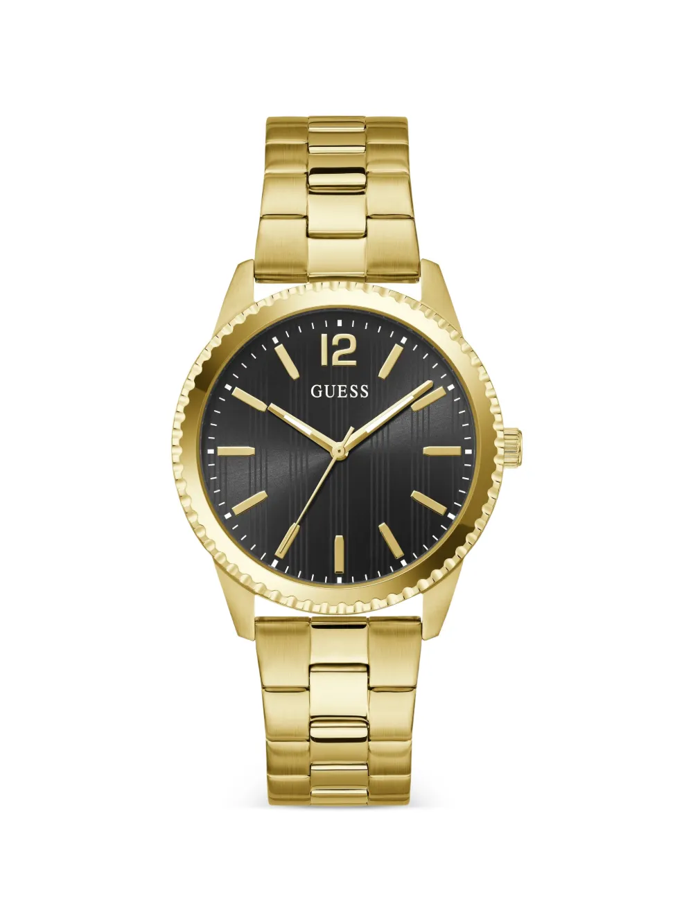 GUESS USA Armbanduhr mit Quarzwerk 40mm - Schwarz