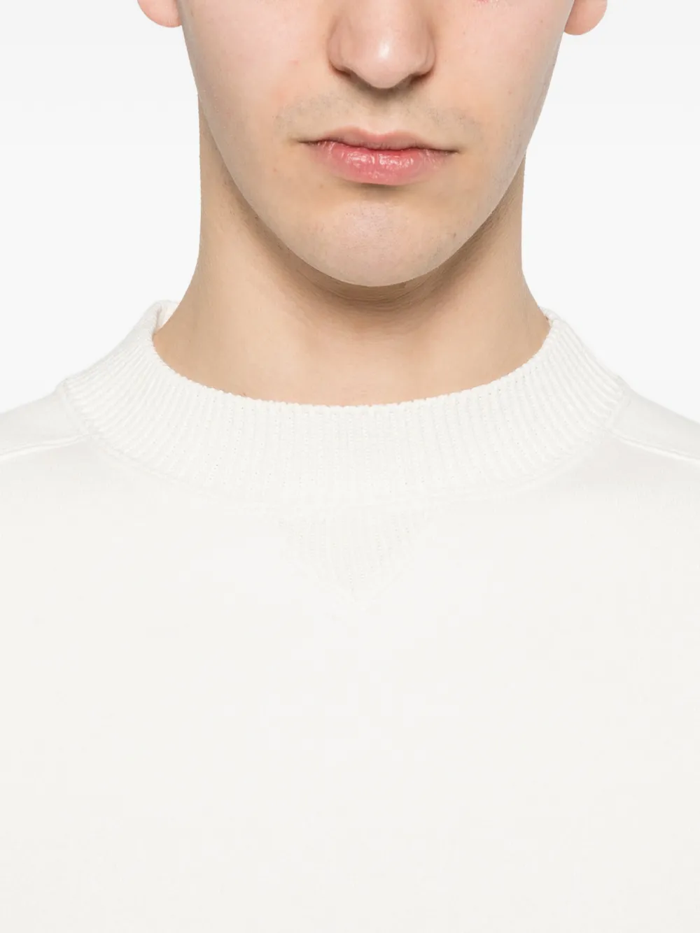 sacai Trui met ronde hals Beige