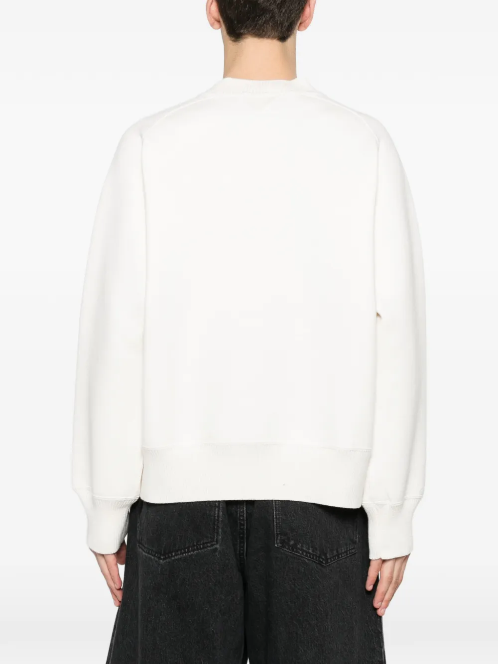 sacai Trui met ronde hals Beige