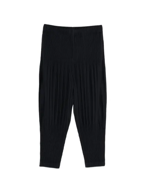 Homme Plissé Issey Miyake elasticated-waistband tapered trousers