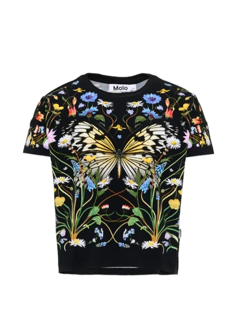 Molo butterfly floral T-shirt
