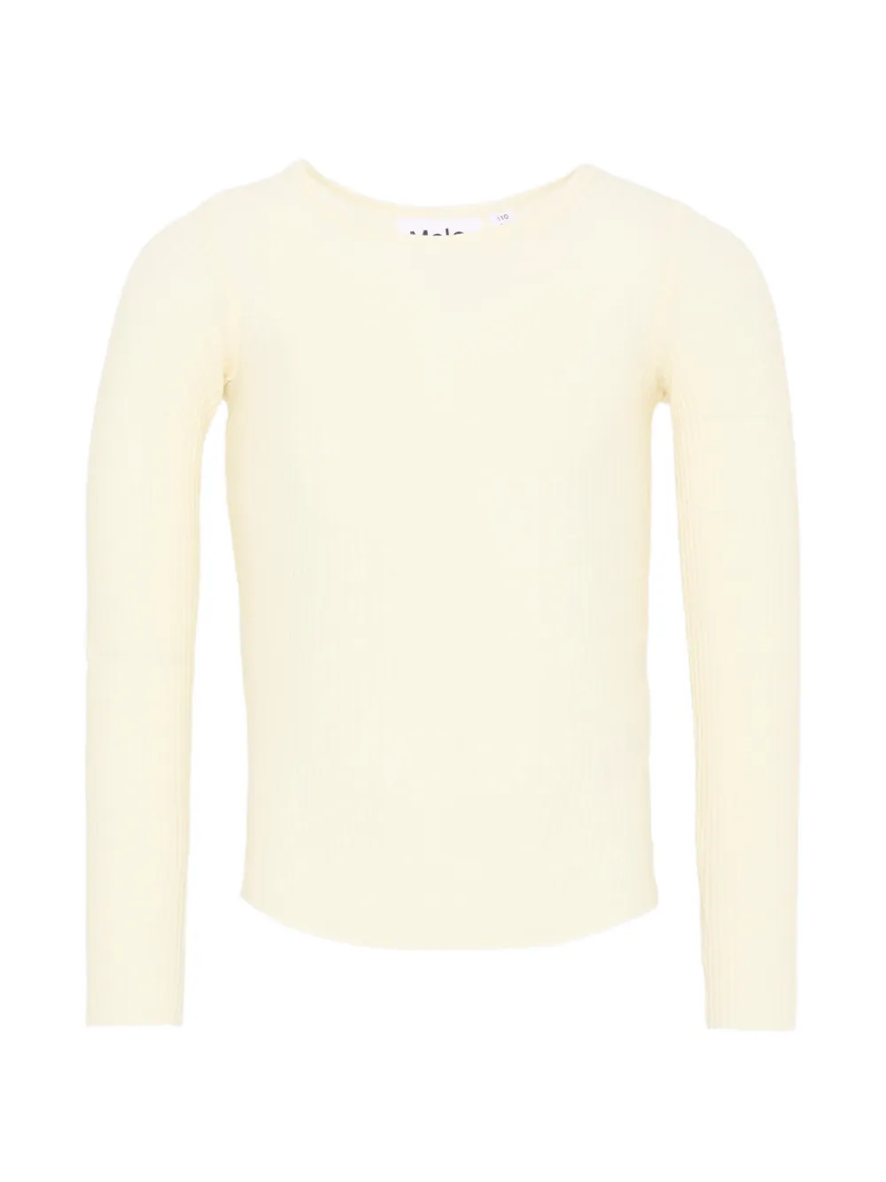 Molo long-sleeve ribbed T-shirt - Toni neutri