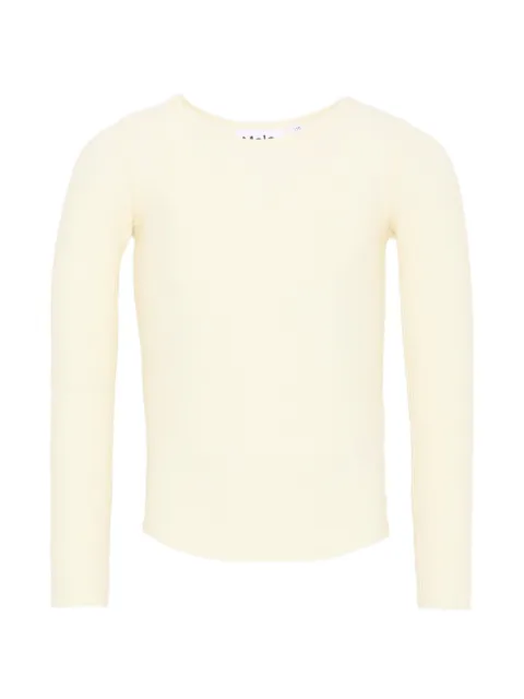Molo long-sleeve ribbed T-shirt