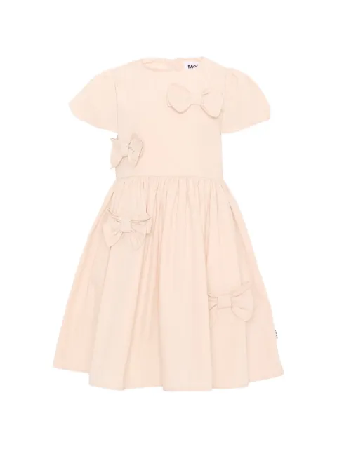 Molo bow-detail short-sleeve dress