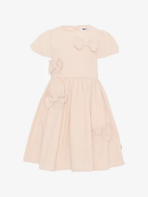 Molo bow-detail short-sleeve dress
