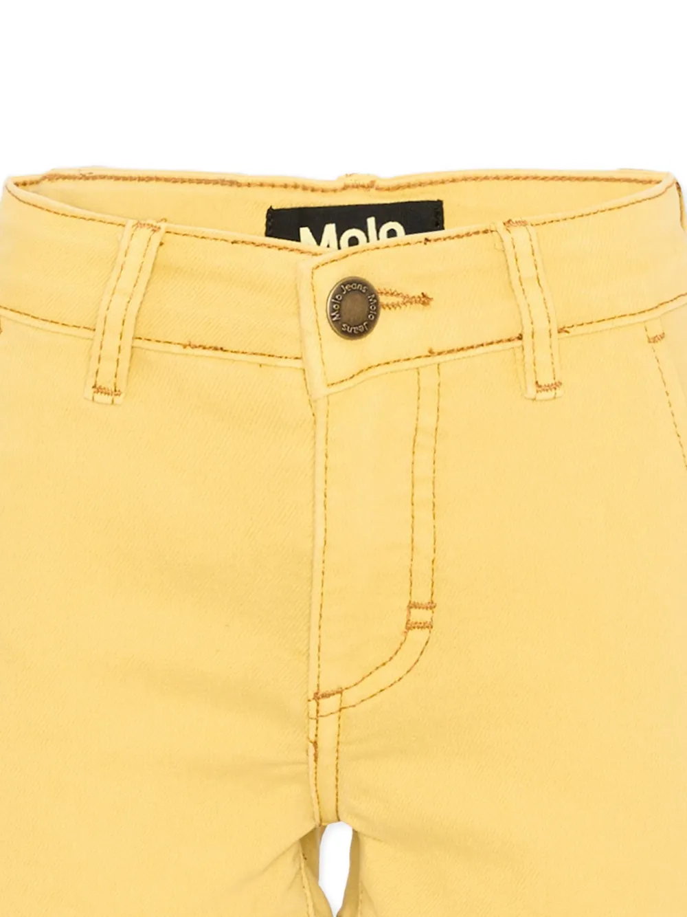  Molo Belt-loop Pocket Shorts - Yellow 