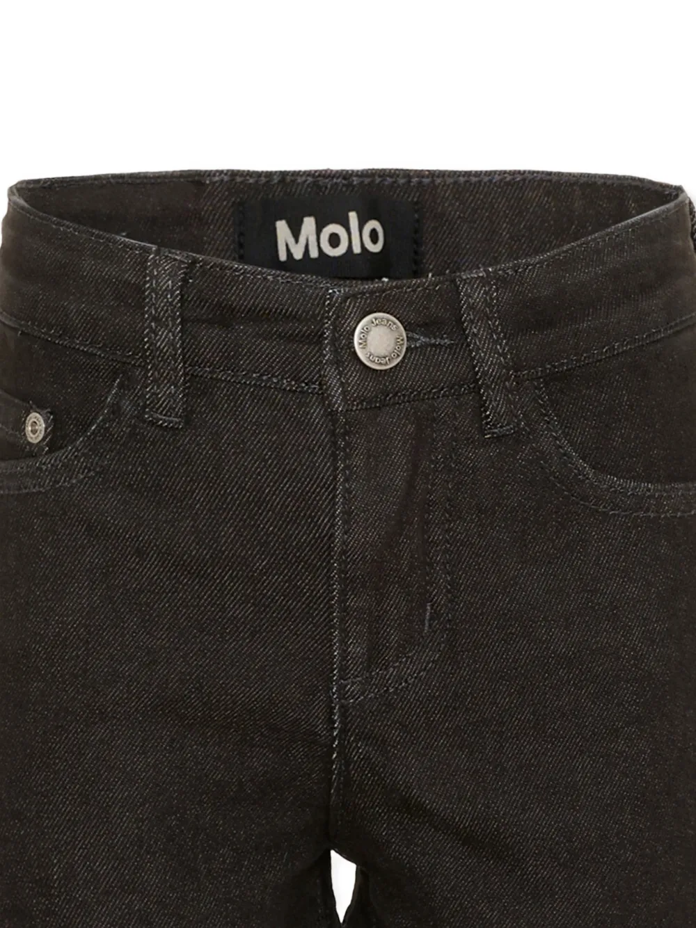  Molo Logo-patch Belt-loop Shorts - Black 