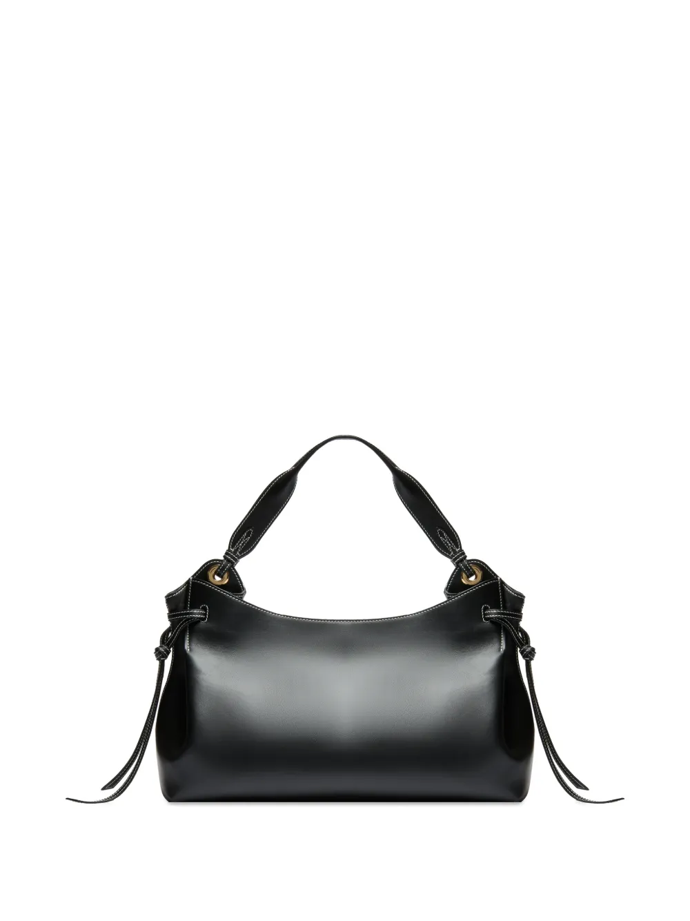 Lancel Geknoopte gladde leren shopper Zwart