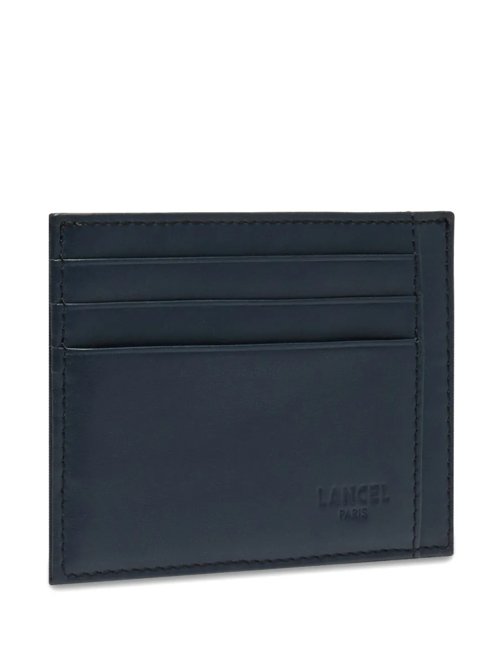  Lancel Leon Leather Cardholder - Blue 
