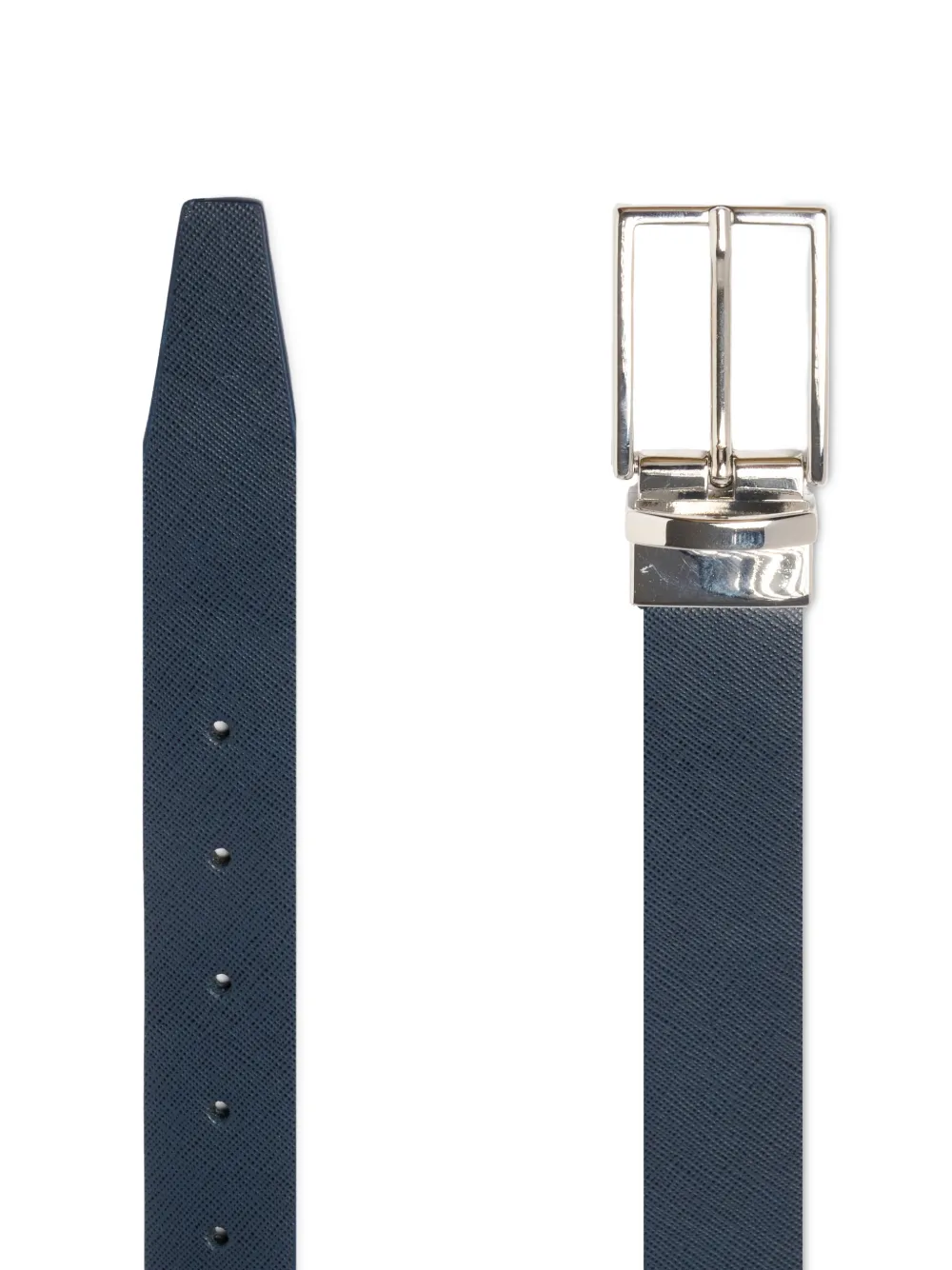  Lancel Adjustable Leather Belt - Blue 