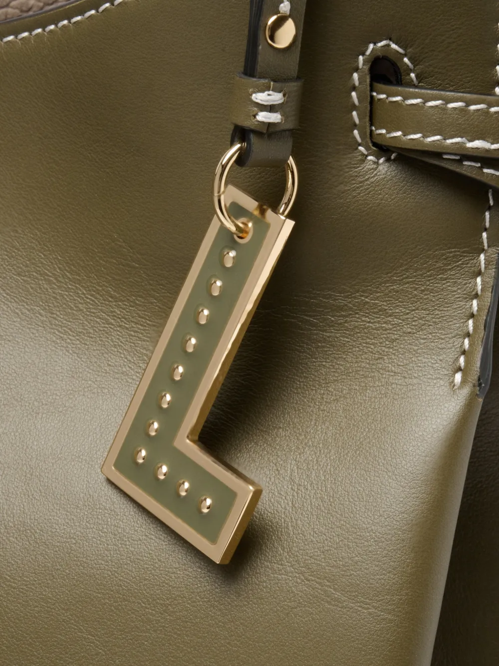 Lancel Tas met strikdetail Groen