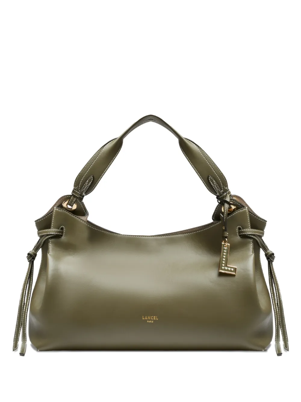 Lancel tie detail bag - Green