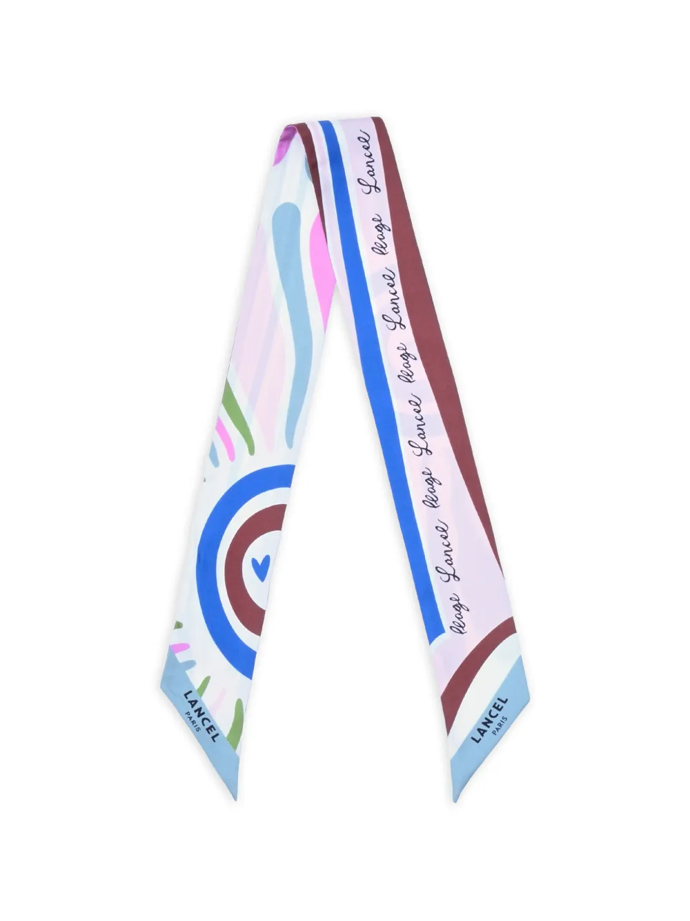 Lancel Sunrise-print Headband In Multi