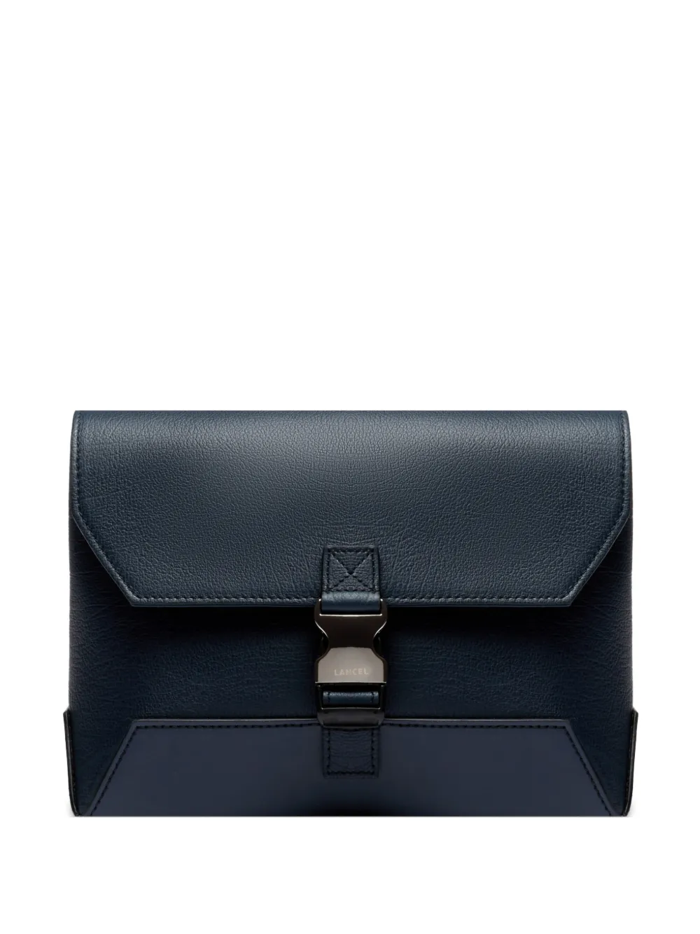 Lancel Milo buckle messenger bag - Blu