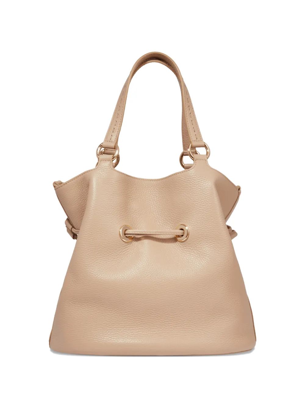 Lancel Premier Flirt leren bucket-tas Beige