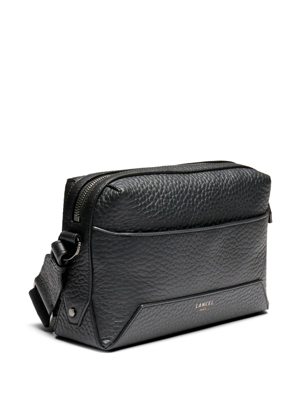 Lancel Milo tas van bewerkt leer Zwart