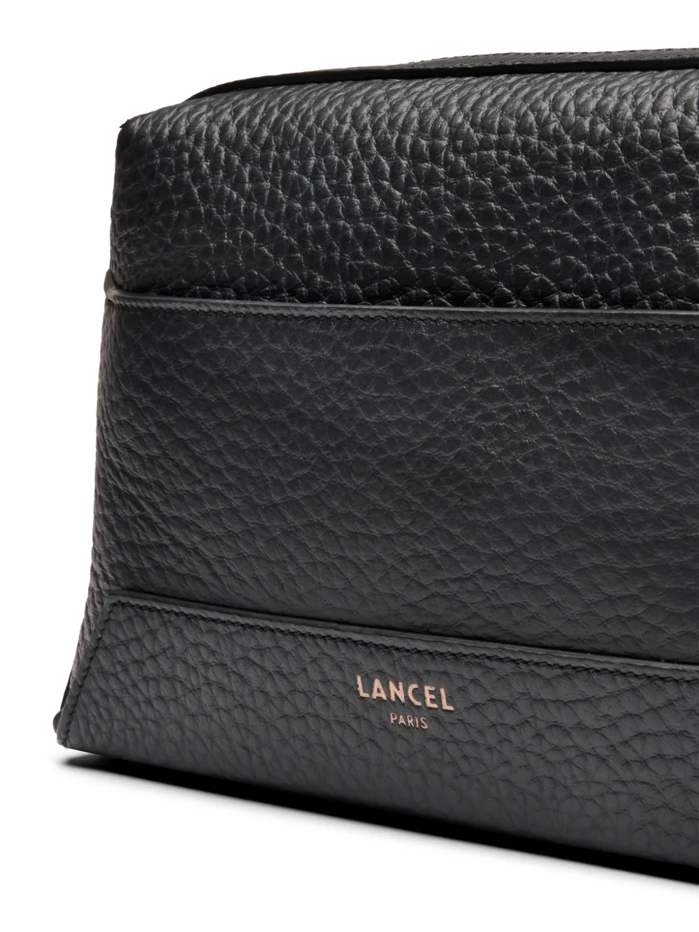 Lancel Milo tas van bewerkt leer Zwart