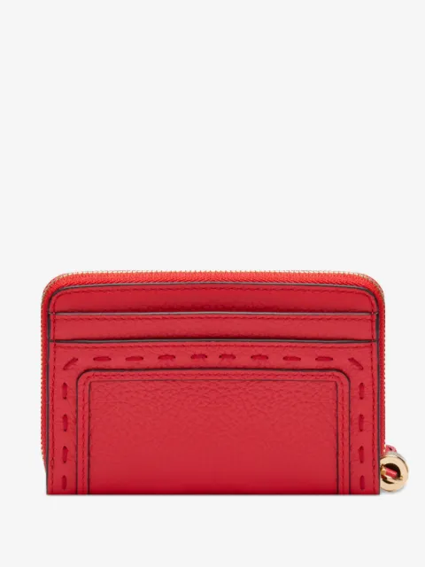 Lancel tassel zip-around wallet