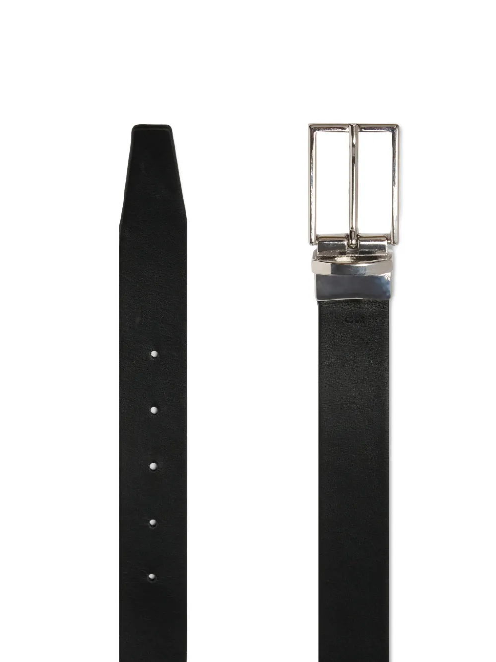  Lancel Cinturón Reversible Ajustable - Negro 