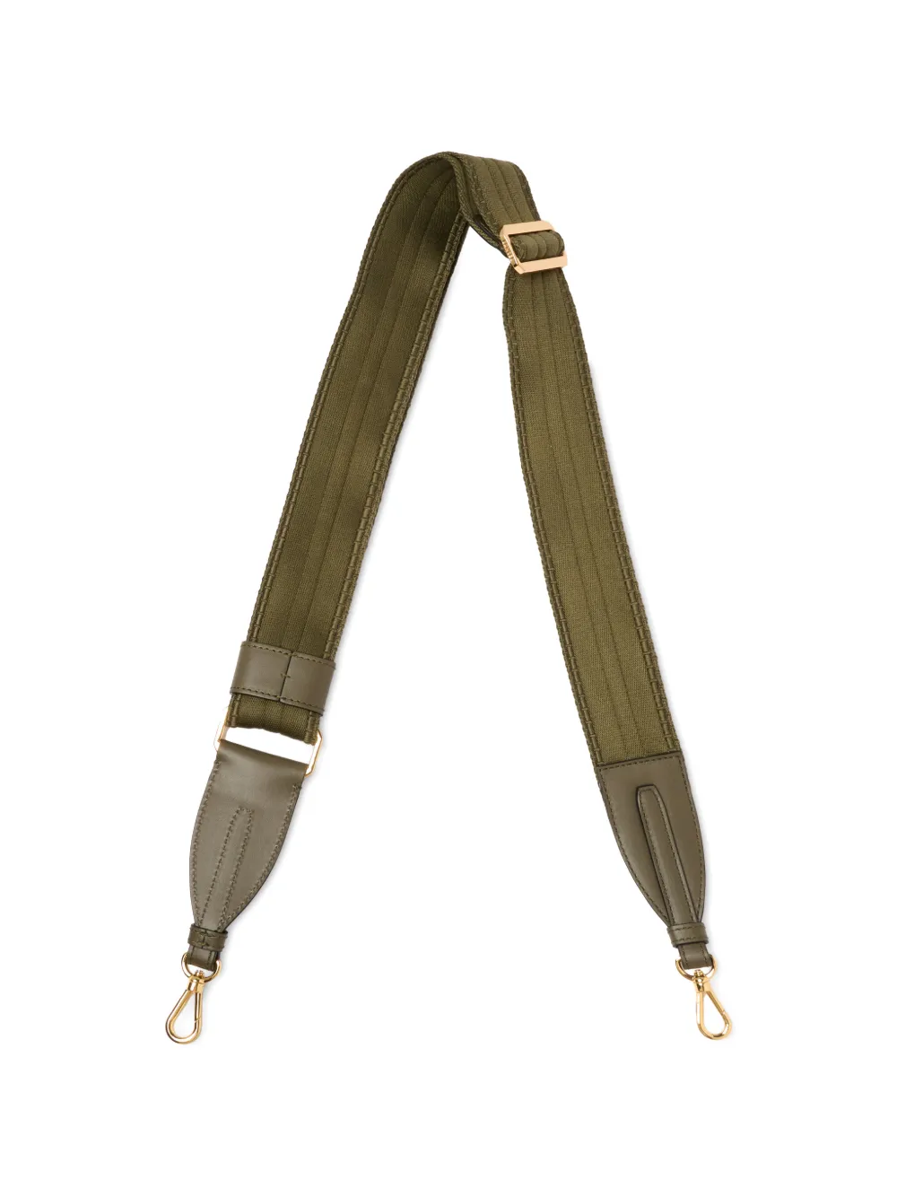 Lancel webbing adjustable strap - Verde