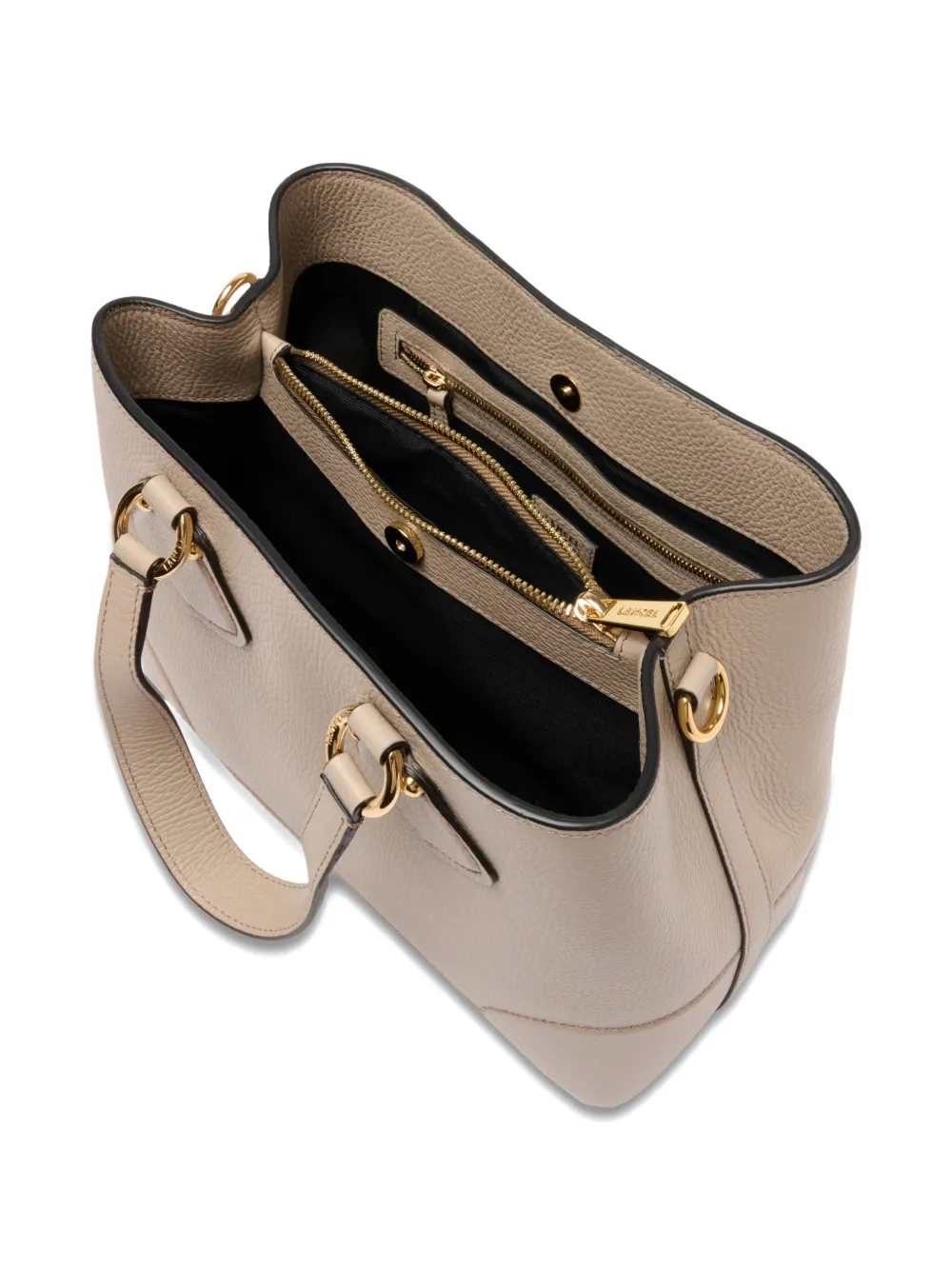 Lancel Neo Izy leren shopper Beige