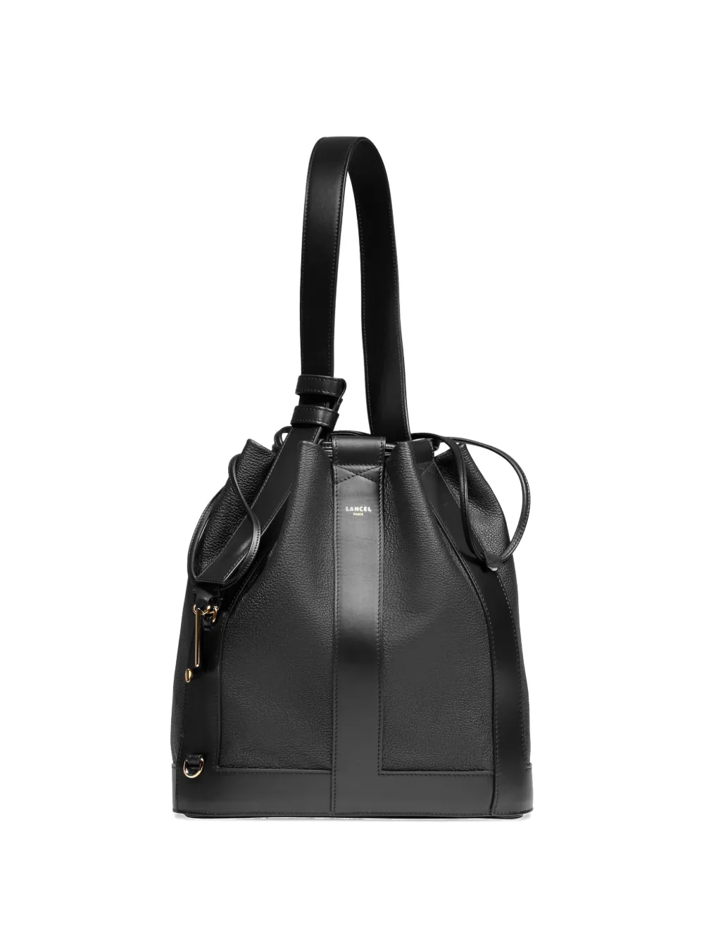 Lancel Elles grain-leather bucket bag - Nero