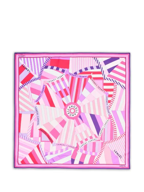 Lancel silk square scarf