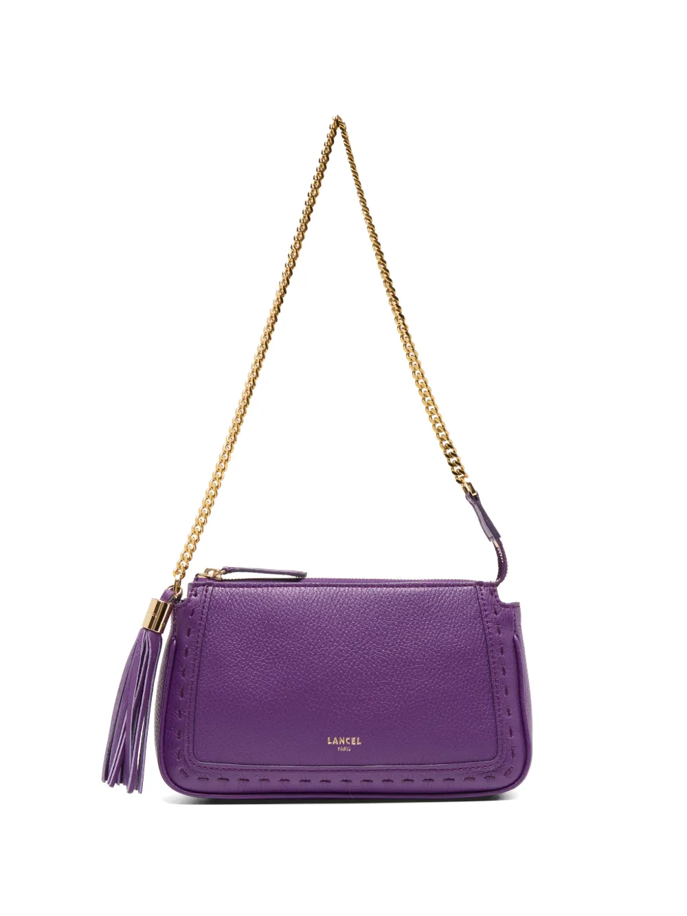 Lancel Premier Flirt chain clutch bag - Viola