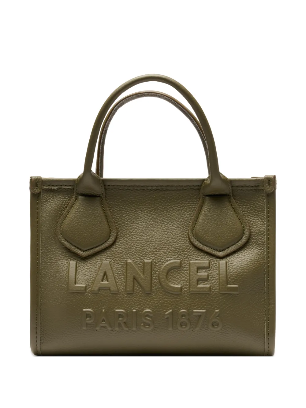 Lancel Jour zip leather tote bag - Green