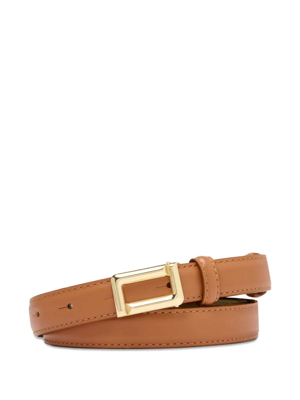 Lancel Angele adjustable buckle belt - Marrone
