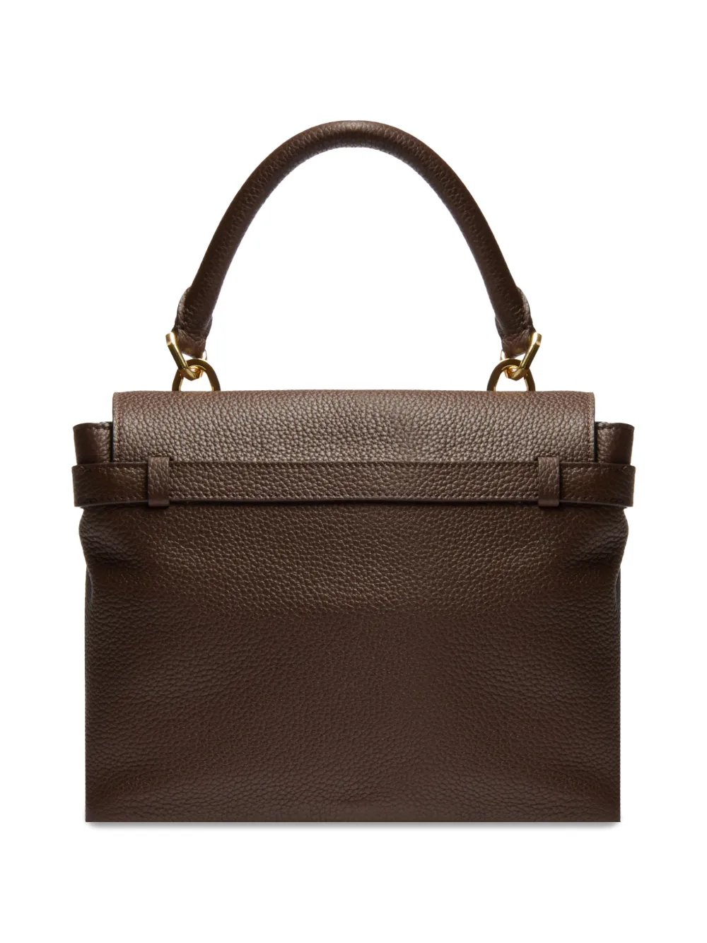  Lancel Charlie Leather Tote Bag - Brown 