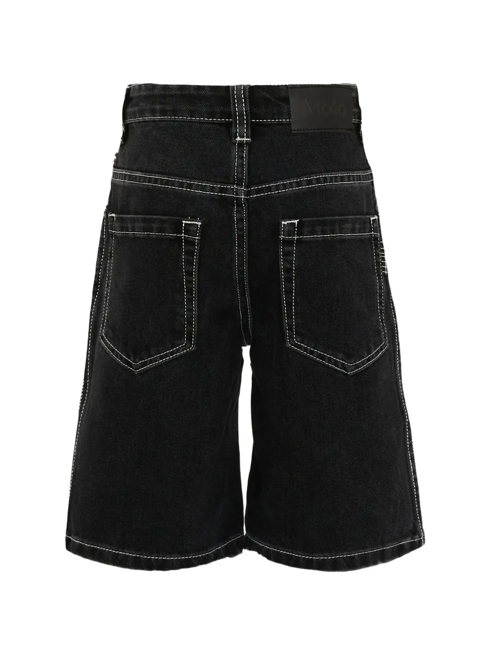  Molo Belt-loop Buttoned Shorts - Black 