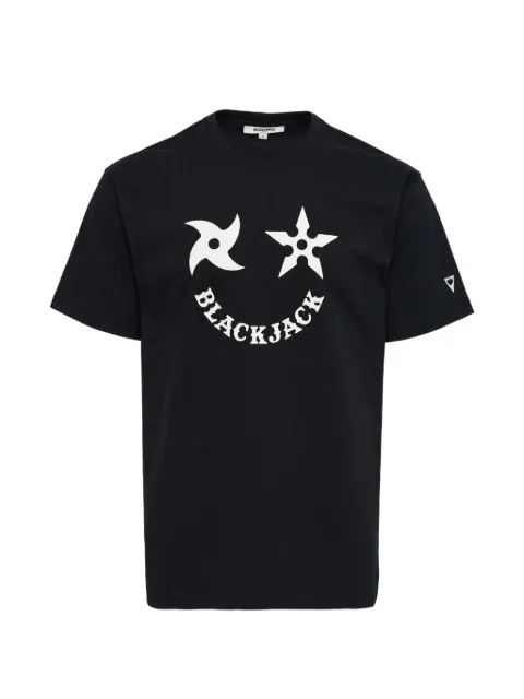 Blackjack Shuriken print-detail T-shirt