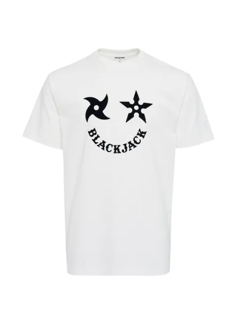 Blackjack Shuriken graphic T-shirt