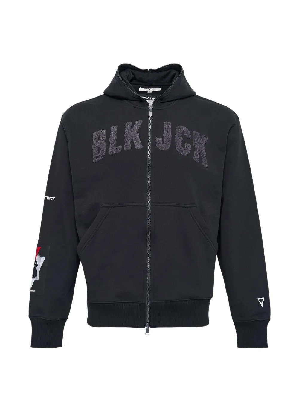 Blackjack Ninja long-sleeve hoodie - Nero
