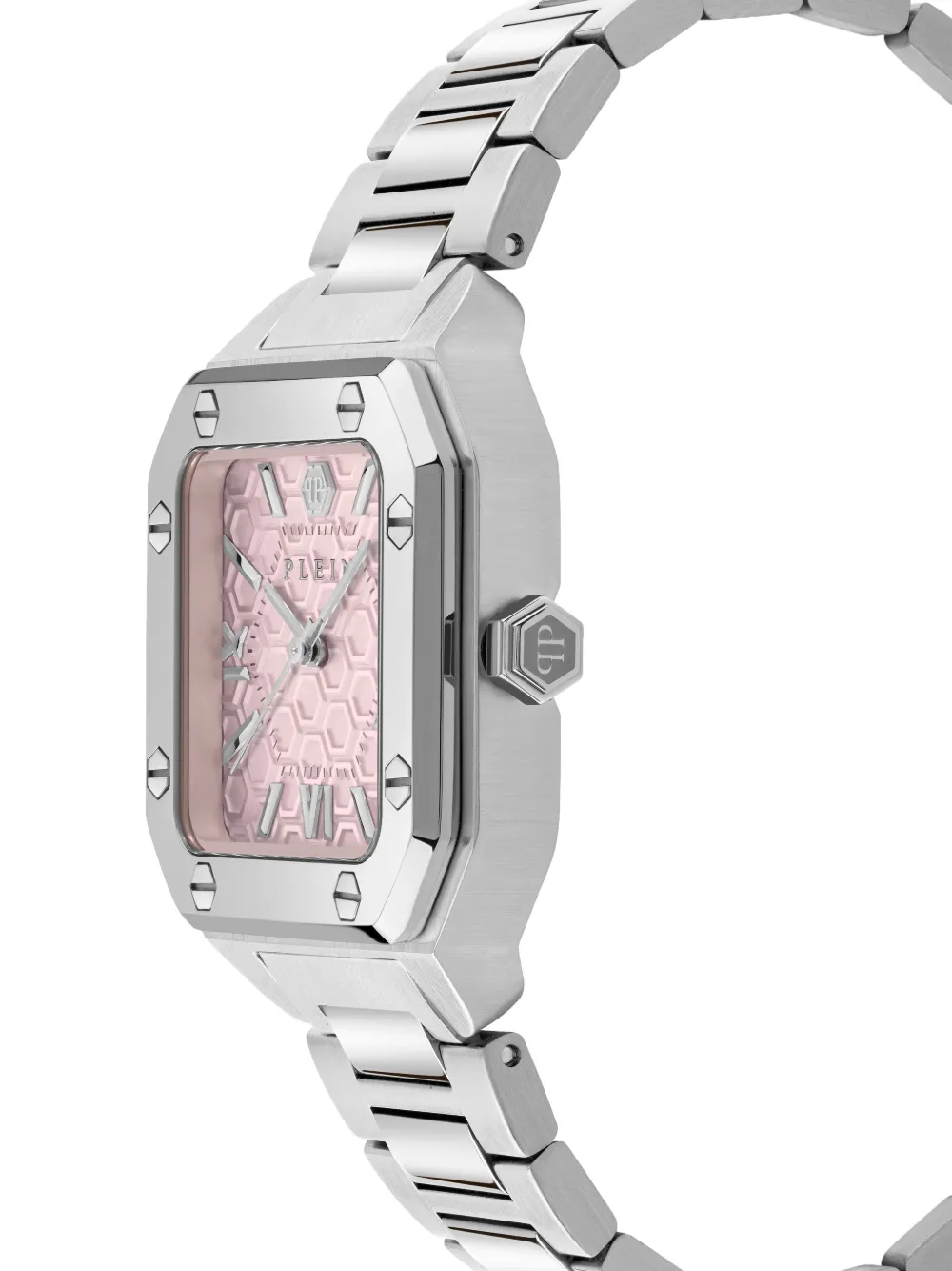  Philipp Plein Stainless Steel Pink Dial 34mm Watch 
