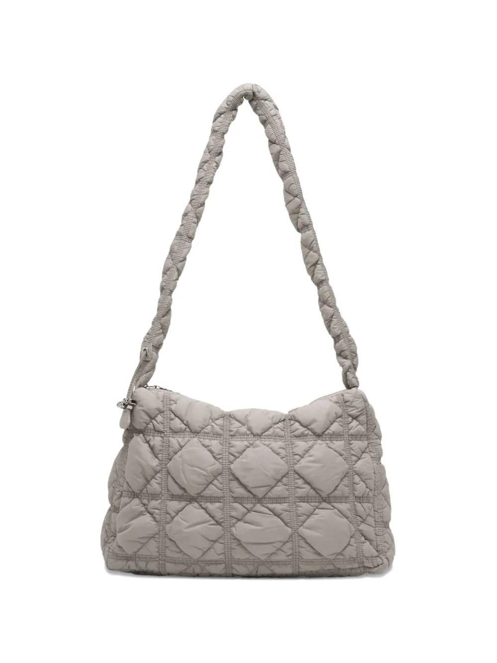 Carlyn Lane Quilted Shoulder Bag In Gray
