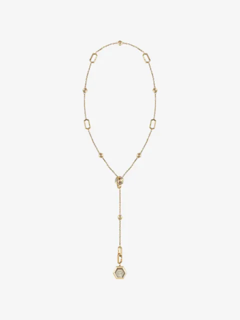 Philipp Plein hexagon 36mm necklace watch