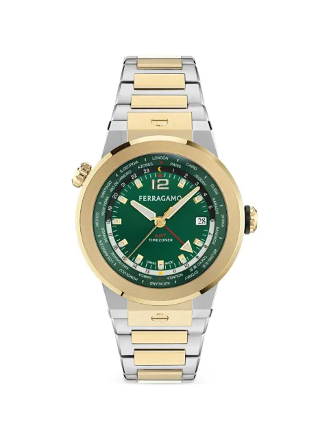 Ferragamo montre F-80 GMT Worldtime 43 mm