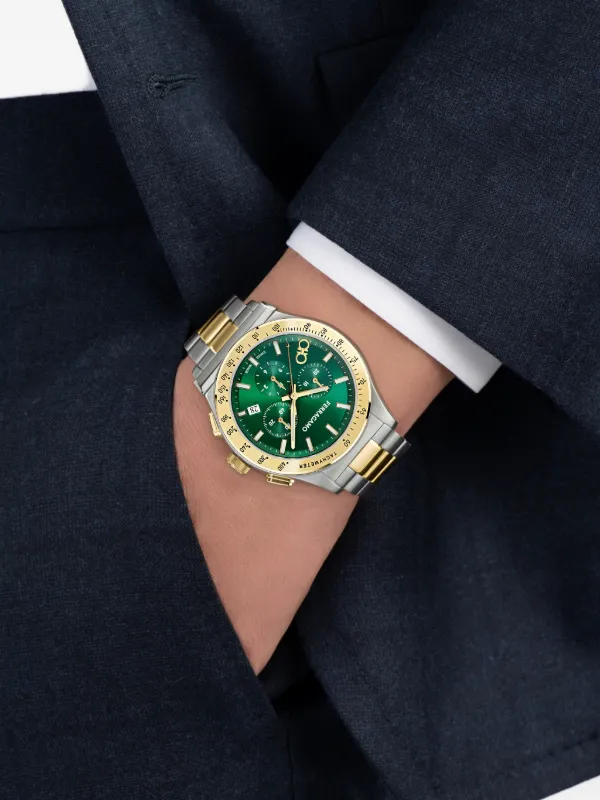 Ferragamo 1927 Chrono 42mm Watch | Green | FARFETCH