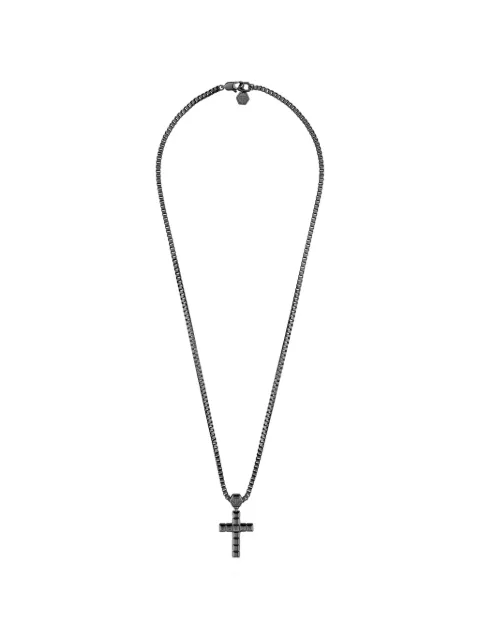 Philipp Plein crucifix chain necklace