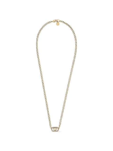Philipp Plein Collana Plein Lettering con cristalli